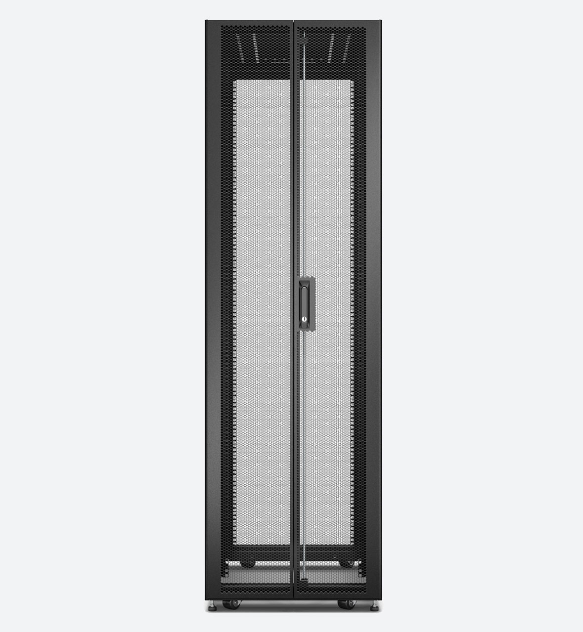 APC Easy Rack, 42U, Black, With Roof, Castors, Feet, 4 Brackets, And Side Panels, No Bottom, 1991H X 600W - Image 2