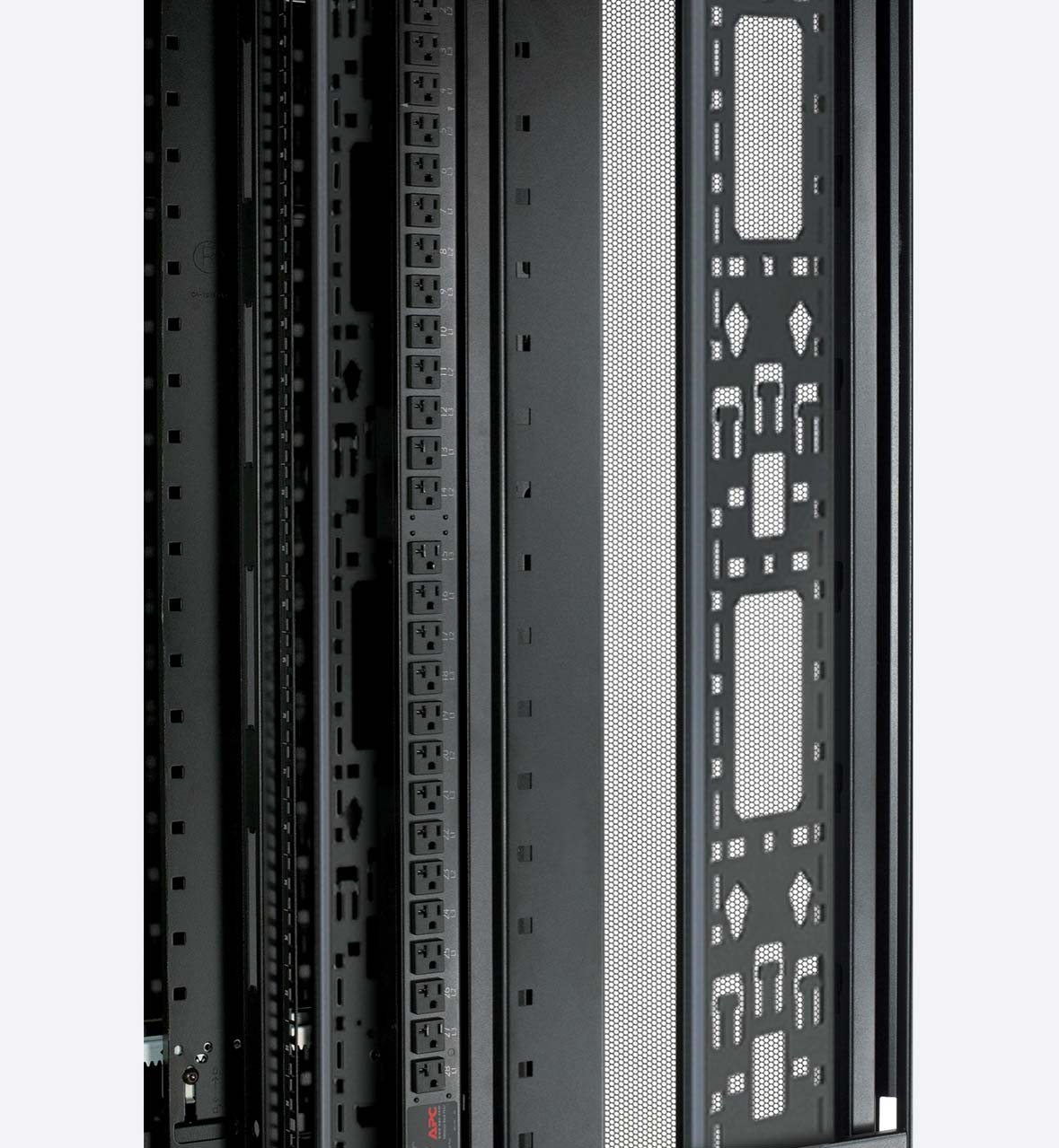 APC NetShelter SX, Server Rack Enclosure, 42U, Black, 1991H X 600W - Image 4
