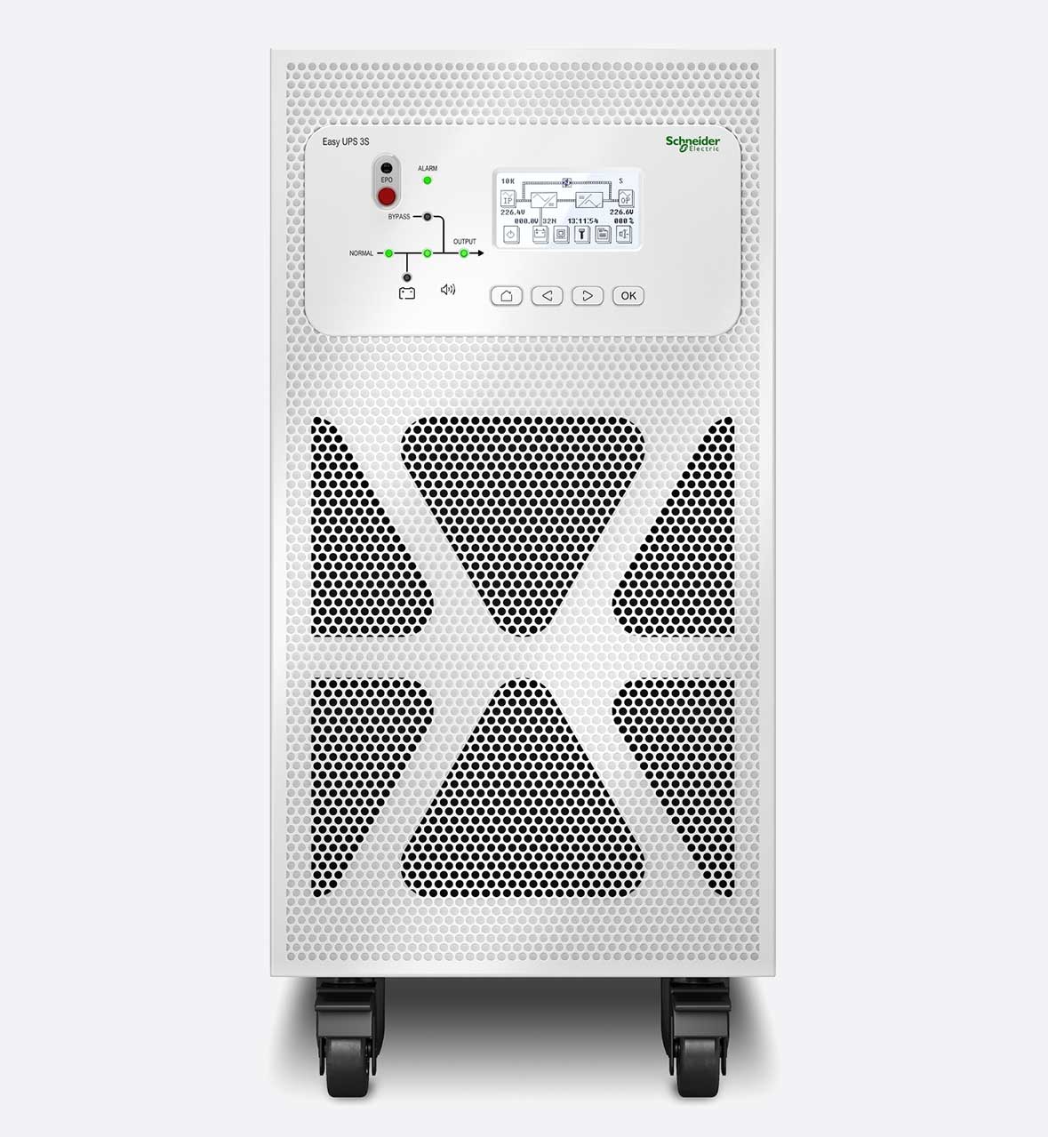 Easy UPS 3S 10/15 kVA 400 V 3:3 UPS for external batteries