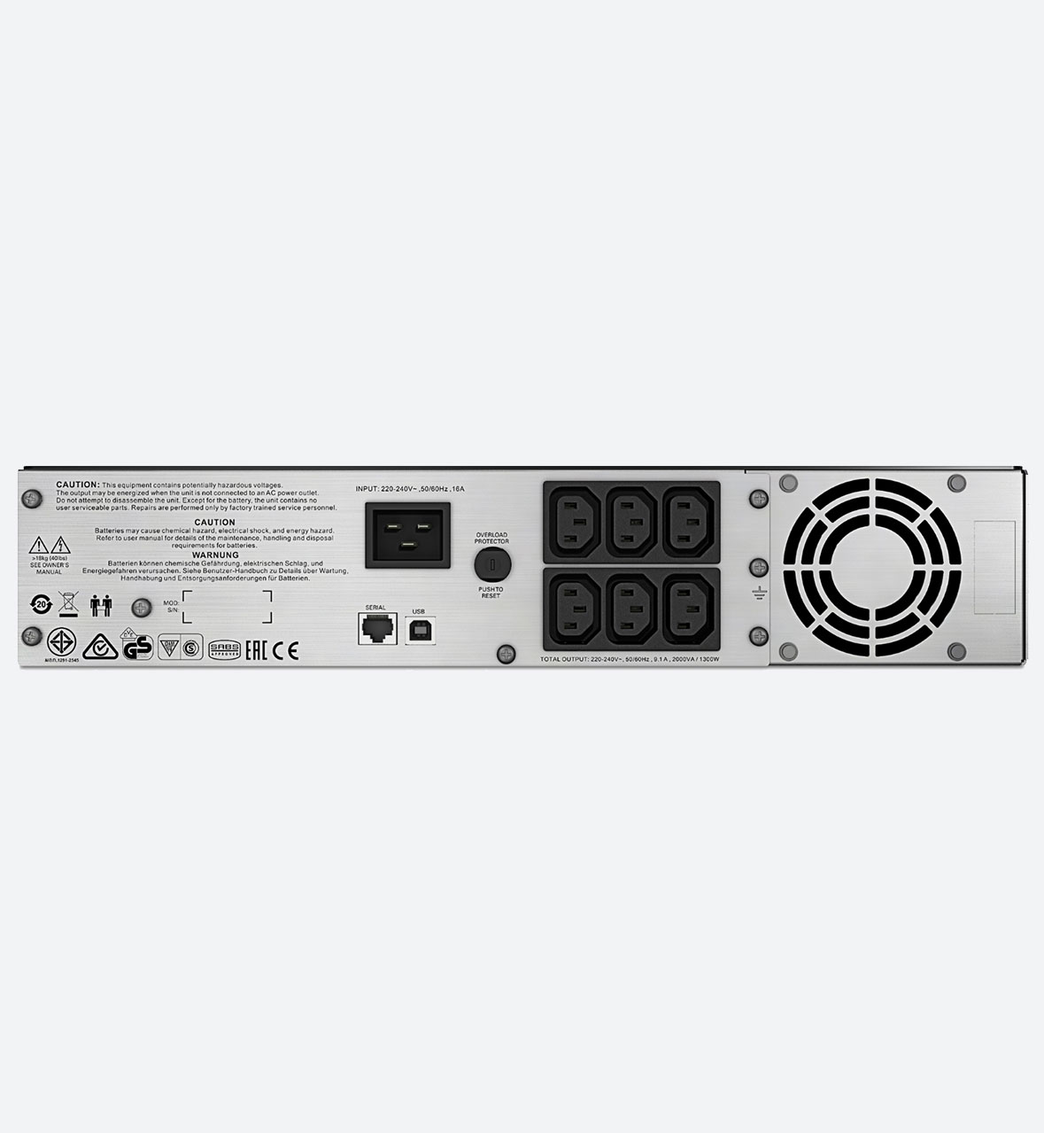 APC Smart-UPS C 2000VA LCD RM 2U 230V - Image 3