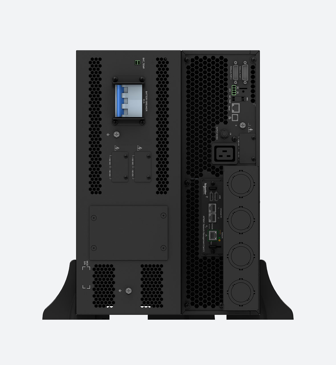 APC Smart-UPS On-Line, 15kVA/ 20kVA, Rack/Tower, 230V/380V... 415V, Hard wire 5-wire(3P+N+E) +3-wire(1P+N+E), Network Card, W/O rail kit - Image 4