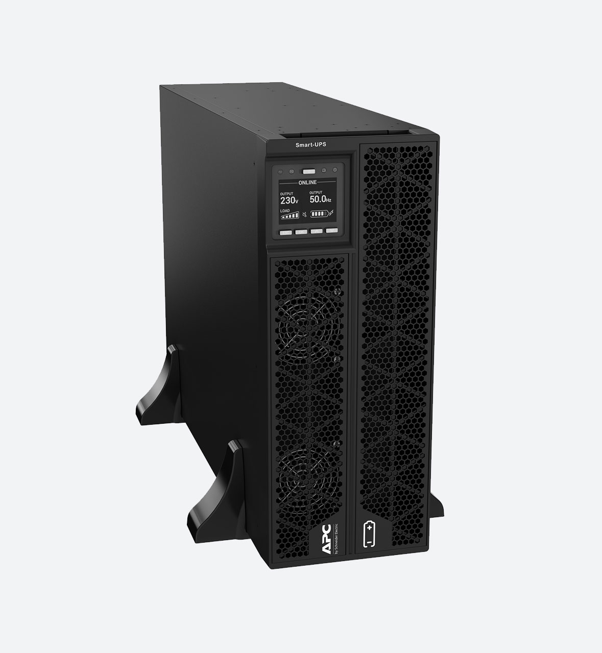 APC Smart-UPS On-Line, 5kVA / 6kVA, Rack/Tower, 230V, 2x IEC C13+1x IEC C19+Hard wire 3-wire (H+N+E) outlets, Network Card, W/O rail kit - Image 5
