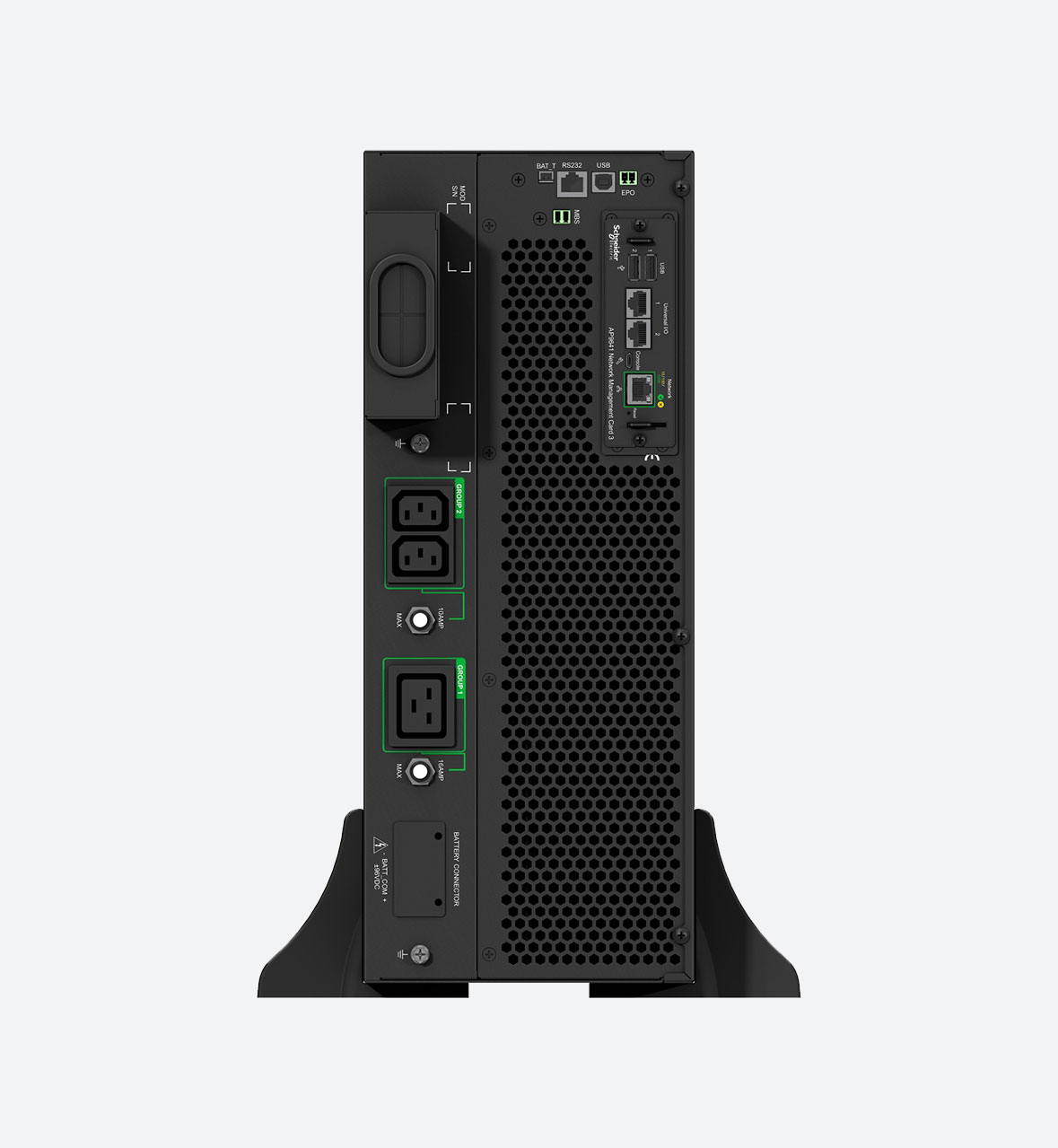 APC Smart-UPS On-Line, 5kVA / 6kVA, Rack/Tower, 230V, 2x IEC C13+1x IEC C19+Hard wire 3-wire (H+N+E) outlets, Network Card, W/O rail kit - Image 2