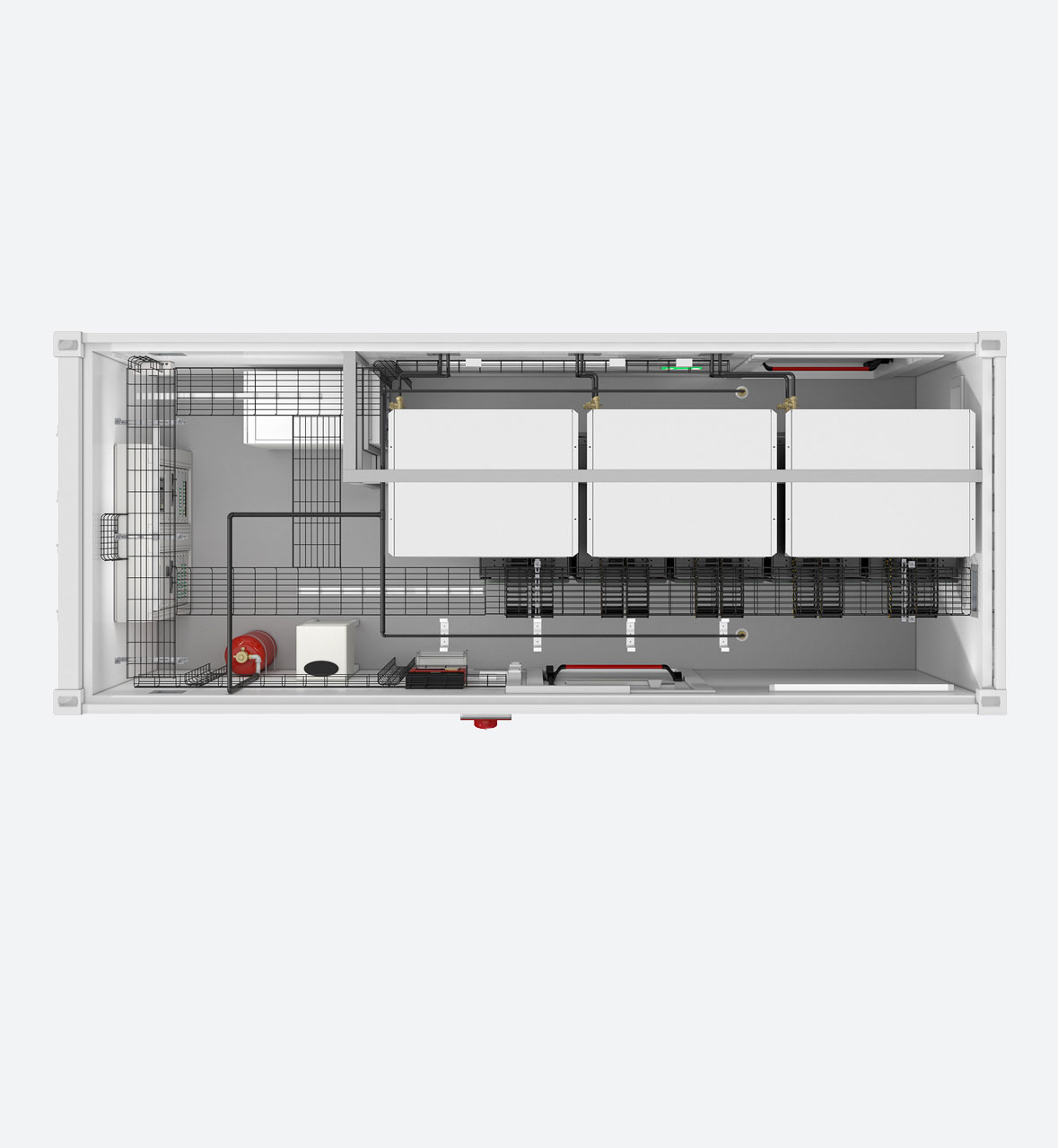 Overhead DX Cooling Unit UCA0481 with MRA0611 for ISO container