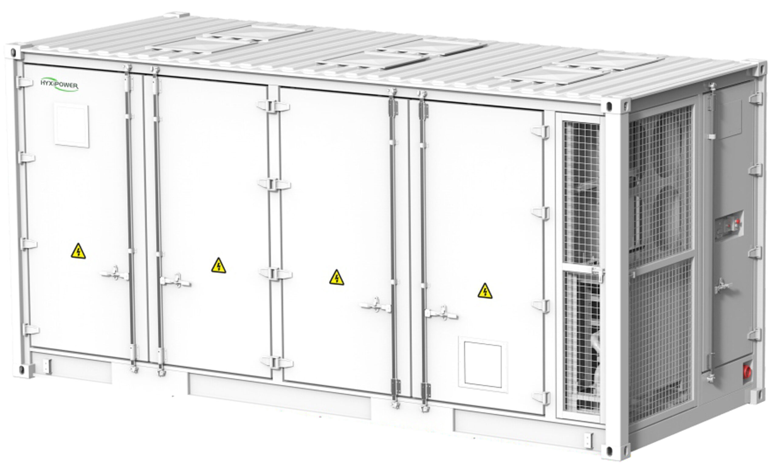 Industrial-grade BESS container with lithium battery storage