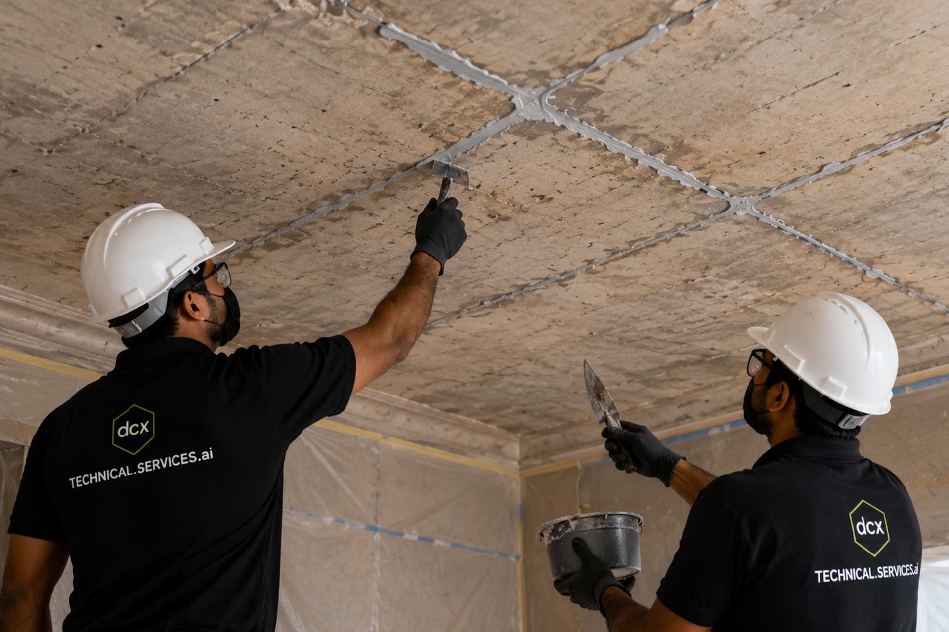 Application of waterproofing system to eliminate rooftop water ingress and moisture penetration
